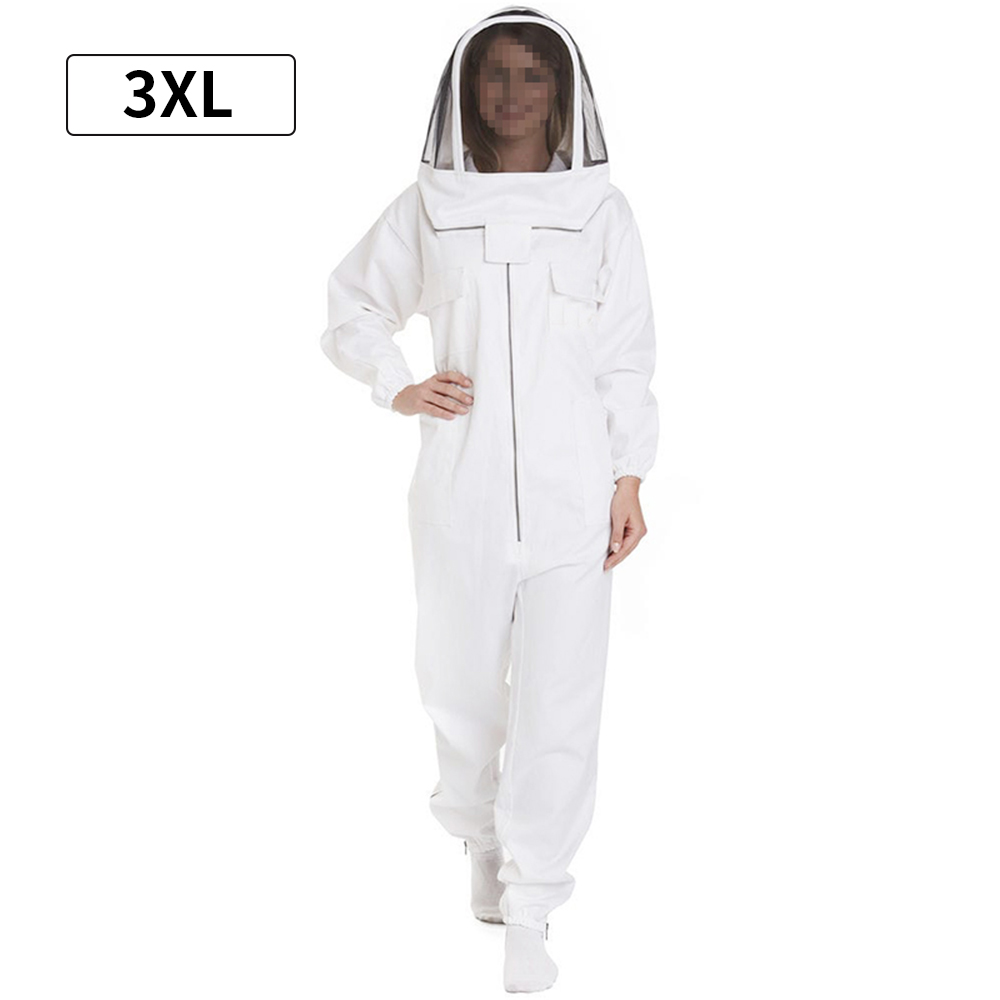 Professional Beekeepers Bee Full Suit Beekeeping Ventilated Veil Protective XXL
